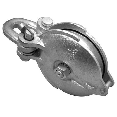 8" Galvanised Steel Yarding Snatch Pulley Block
