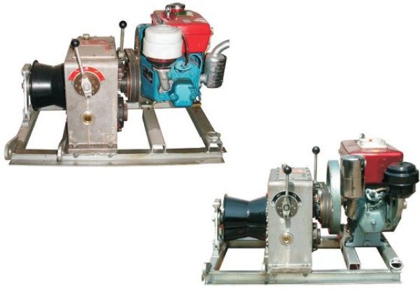 Diesel Engine Powered Winch, Apply To Erecting Pylon And Sagging Operation In Line Construction.