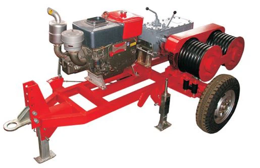 Five Tons Dual-Bull Wheel Winch, Easy For Transportation