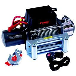 Portable Electric Winch Power Winch with Built-in Carrying Handle