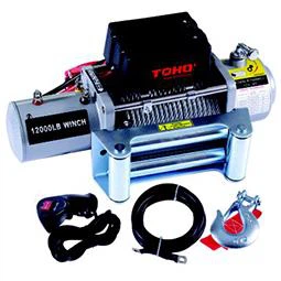 Portable Electric Winch Power Winch with Built-in Carrying Handle
