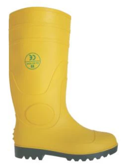 TH-1104 PVC Safety Boots, 100% PVC, Steel Toe And Steel Plate Inside.