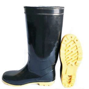 TH-1110 PVC Safety Boots, 100% PVC, Anti-slip, Insulation, Oil Resistant, Acid And Alkali Resistance, Moisture Resistant, And Anti-corrosion.