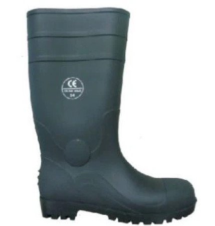 TH-1101 PVC Safety Boots, 100% PVC, Steel Toe And Steel Plate Inside.