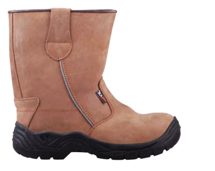 TH-Z9959 Cow Leather Safety Shoes Safety Boots