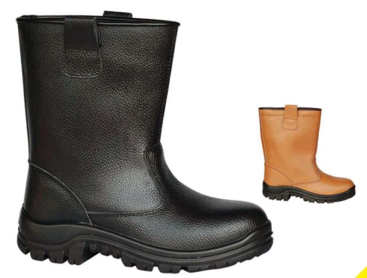 TH-Z2101 Embossed Cow Leather Safety Shoes