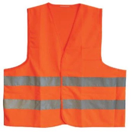 THV-606 High Visibility Reflective Safety Vest, 100% Polyester Knitted Fabric.