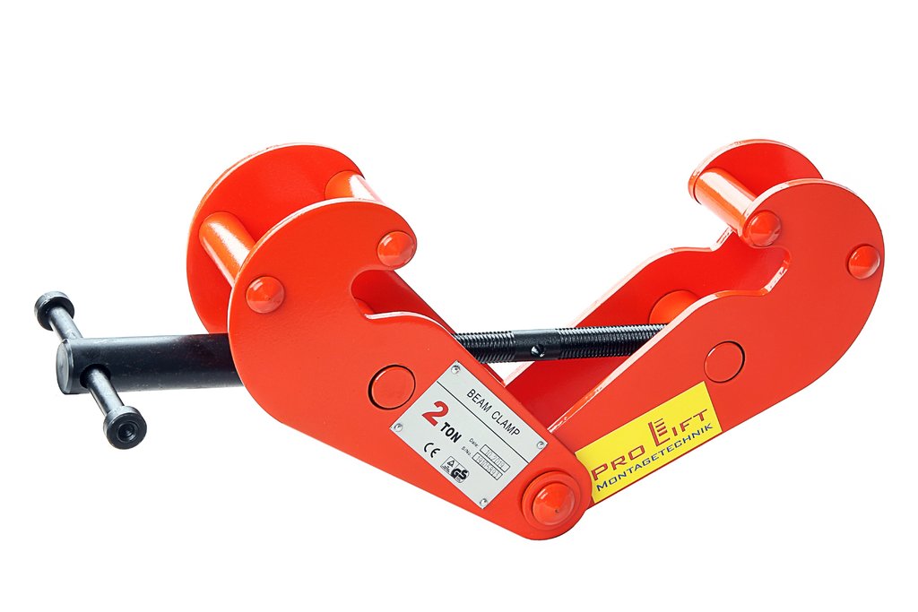 2t beam clamp, 75mm - 220mm beam width, 00162