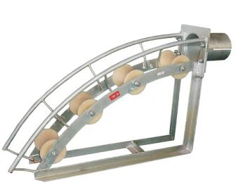 C1 Series Cable Entrance Protection Roller With Nylon Roller And The Roller Can Be Placed In Tube Orifice At Arbitrary Angle, Lockable.