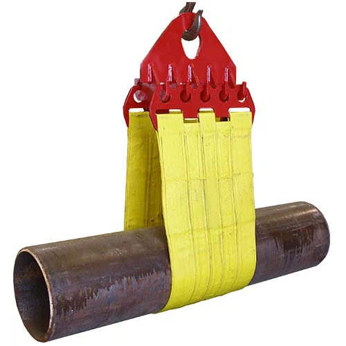 Pipeline Lowering Belt With Iron Head
