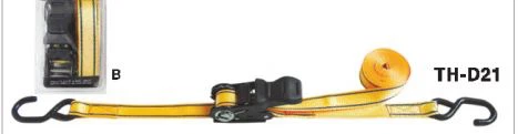 TH-D21 Ratchet Tie Down, Locking function and will not fall off.