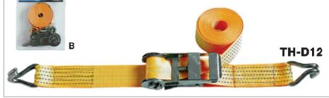 TH-D13 Ratchet Tie Down, locking function and will not fall off