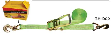 TH-D02 Ratchet Tie Down, Locking function and will not fall off