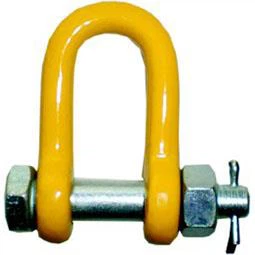 G80 Bolt Type Chain Shackle TH-49 ,4 Times Safety Assurance Chain Shackles for Link Chain