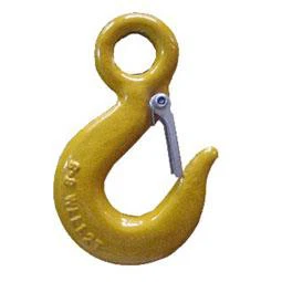 H-39 G80 EYE HOOK with SAFETY LATCH,FORGED LIFTING EYE SAFETY HOOk for CHAIN
