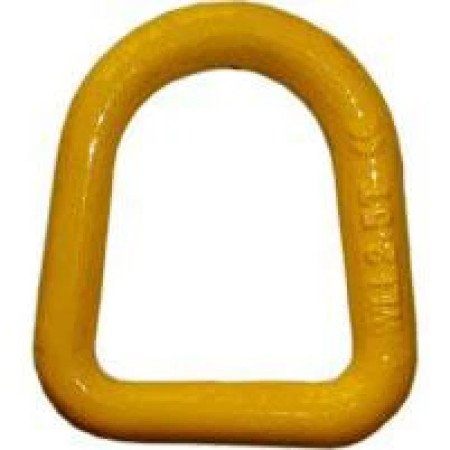 G80 Welded D Ring Yellow Powder Painted Alloy Steel