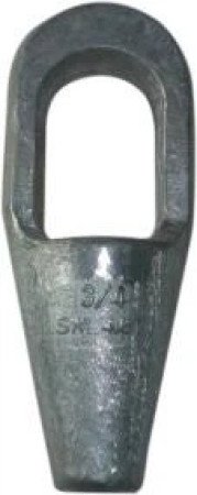 US417 US Type Wire Rope Sling Grooved Open Spelter Sockets Wire Rope Wedge Sockets
