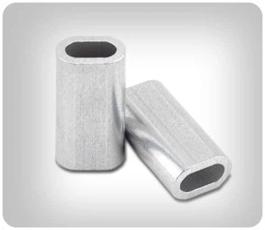 Steel Swaging Sleeve Steel Wire Rope Used Oval Aluminum Ferrules Swage Sleeves