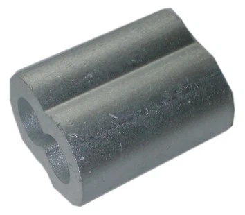 Aluminum Sleeve Hourgalss US Standard Wire Rope Sleeve Ferrule