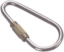 Nickle Plated Pear Shaped Quick Link