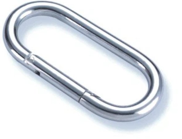 Straight Snap Hook, Stainless Steel, AISI304 or 316