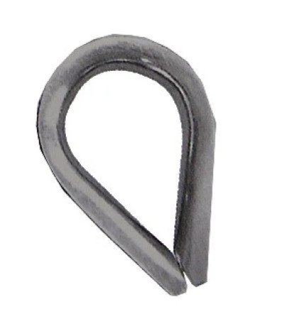 U.S. Type Wire Rope Thimble, Stainless Steel, Commercial AISI304 or 316