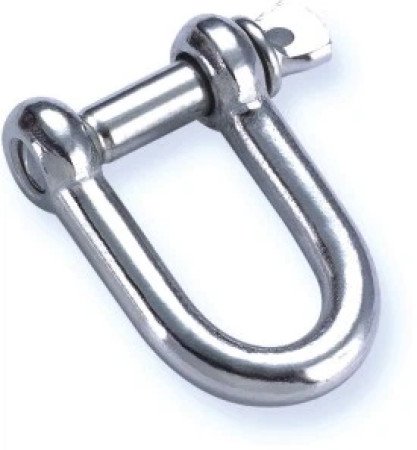 AISI304 or 316 Marine Rigging Hardware U.S. Round Pin Anchor Shackle Stainless Steel Dee Shackle