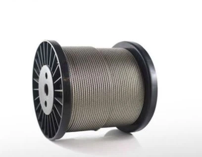 Stainless Steel Wire Rope, Steel Strand 1x19 AISI304, AISI316 Galvanized Carbon Steel Wire Rope